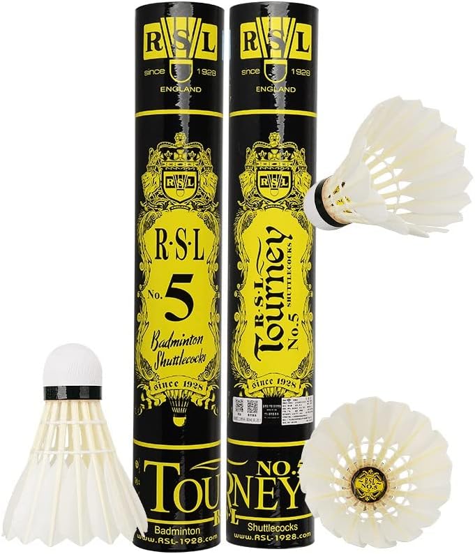 RSL No.5 Tourney Badminton Shuttlecock Birdy 12-Pack (speed-77) - Image 1